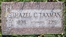 TOBIAS TAXMAN, HAZEL C. - Muscatine County, Iowa | HAZEL C. TOBIAS TAXMAN 