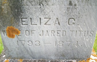 TITUS, ELIZA G. - Muscatine County, Iowa | ELIZA G. TITUS 