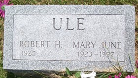 HUCKE ULE, MARY JUNE - Muscatine County, Iowa | MARY JUNE HUCKE ULE 