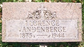 VANDENBERGE, FLORENCE - Muscatine County, Iowa | FLORENCE VANDENBERGE 