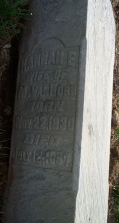 VAN HORN, HANNAH E. - Muscatine County, Iowa | HANNAH E. VAN HORN 