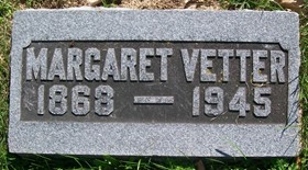 WINNING VETTER, MARGARET - Muscatine County, Iowa | MARGARET WINNING VETTER 