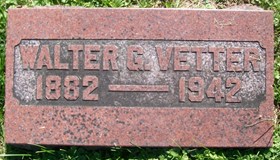 VETTER, WALTER GEORGE - Muscatine County, Iowa | WALTER GEORGE VETTER 