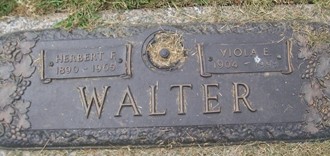 WALTER, HERBERT F. - Muscatine County, Iowa | HERBERT F. WALTER 