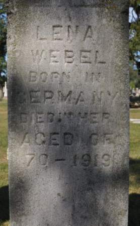 WEBEL, LENA - Muscatine County, Iowa | LENA WEBEL 
