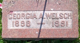PHILLIPS WELSCH, GEORGIA ANN - Muscatine County, Iowa | GEORGIA ANN PHILLIPS WELSCH 