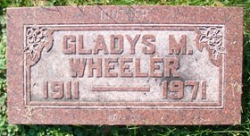 WHEELER, GLADYS M. - Muscatine County, Iowa | GLADYS M. WHEELER 