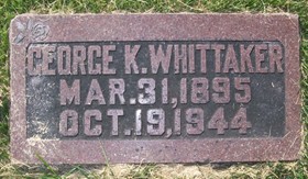 WHITTAKER, GEORGE K. - Muscatine County, Iowa | GEORGE K. WHITTAKER 