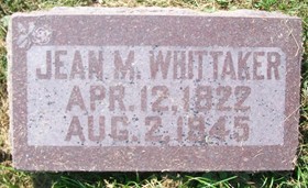 WHITTAKER, JEAN M. - Muscatine County, Iowa | JEAN M. WHITTAKER 