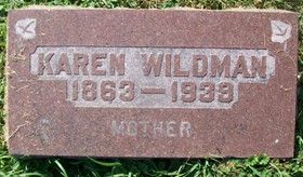 ERICKSON WILDMAN, KAREN - Muscatine County, Iowa | KAREN ERICKSON WILDMAN 