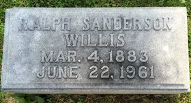 WILLIS, RALPH SANDERSON - Muscatine County, Iowa | RALPH SANDERSON WILLIS 