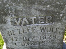 WULF, DETLEF - Muscatine County, Iowa | DETLEF WULF 