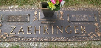 ZAEHRINGER, VIRGIL B. - Muscatine County, Iowa | VIRGIL B. ZAEHRINGER 