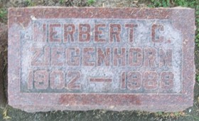 ZIEGENHORN, HERBERT C. - Muscatine County, Iowa | HERBERT C. ZIEGENHORN 