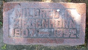 ZIEGENHORN, MILLDRED C. - Muscatine County, Iowa | MILLDRED C. ZIEGENHORN 