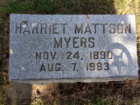MYERS, HARRIET - O'Brien County, Iowa | HARRIET MYERS 