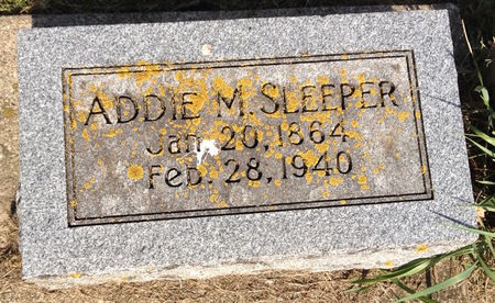SLEEPER, ADDIE M. - O'Brien County, Iowa | ADDIE M. SLEEPER 