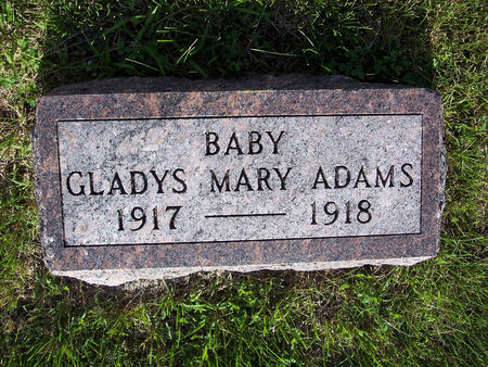 ADAMS, GLADYS MARY - Page County, Iowa | GLADYS MARY ADAMS 