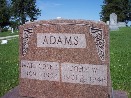 ADAMS, MARJORIE L. - Page County, Iowa | MARJORIE L. ADAMS 
