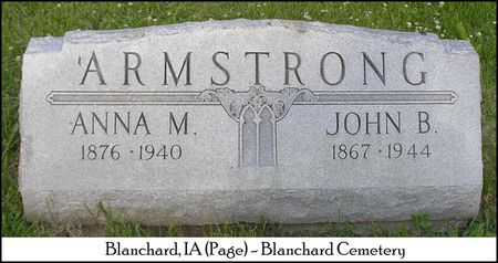 ARMSTRONG, ANNA M. - Page County, Iowa | ANNA M. ARMSTRONG 