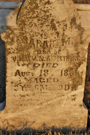 ARMSTRONG, SARAH M. - Page County, Iowa | SARAH M. ARMSTRONG 