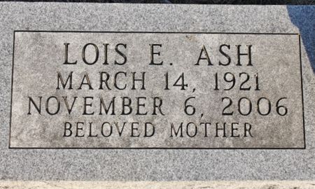 ASH, LOIS E. - Page County, Iowa | LOIS E. ASH 