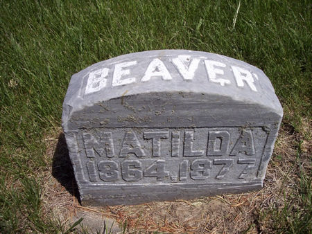 BEAVER, MATILDA - Page County, Iowa | MATILDA BEAVER 