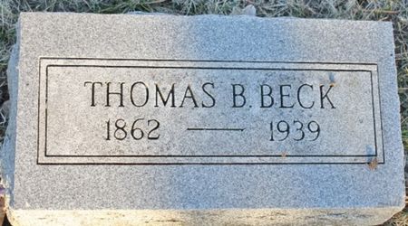 BECK, THOMAS BENJAMIN - Page County, Iowa | THOMAS BENJAMIN BECK 