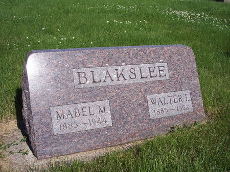 BLAKSLEE, MABEL M. - Page County, Iowa | MABEL M. BLAKSLEE 