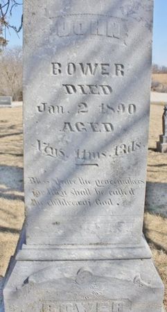 BOWER, JOHN - Page County, Iowa | JOHN BOWER 