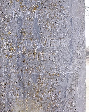 COX BOWER, MARY AGUSTUS - Page County, Iowa | MARY AGUSTUS COX BOWER 