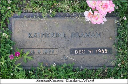 BRAMAN, KATHERINE - Page County, Iowa | KATHERINE BRAMAN 
