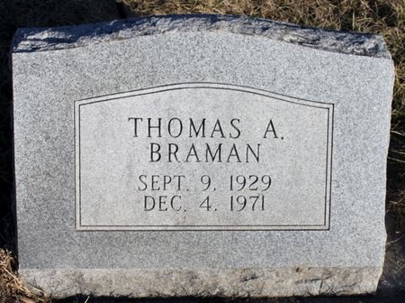 BRAMAN, THOMAS A - Page County, Iowa | THOMAS A BRAMAN 