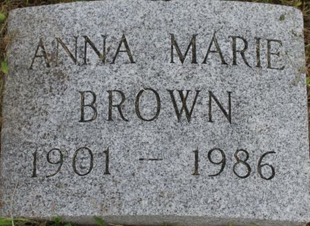 BROWN, ANNA MARIE - Page County, Iowa | ANNA MARIE BROWN 