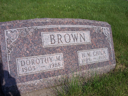 BROWN, DOROTHY M. - Page County, Iowa | DOROTHY M. BROWN 