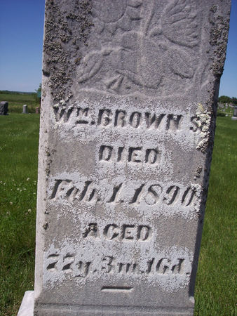 BROWN, WILLIAM SR - Page County, Iowa | WILLIAM SR BROWN 