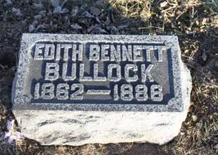 BENNETT BULLOCK, EDITH - Page County, Iowa | EDITH BENNETT BULLOCK 