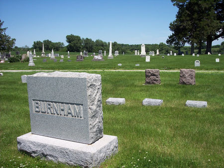 BURNHAM, FAMILY STONE - Page County, Iowa | FAMILY STONE BURNHAM 