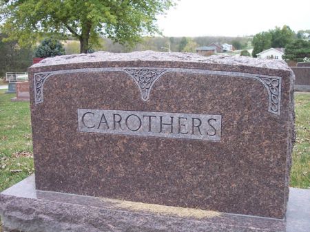 CAROTHERS, FAMILY STONE - Page County, Iowa | FAMILY STONE CAROTHERS 