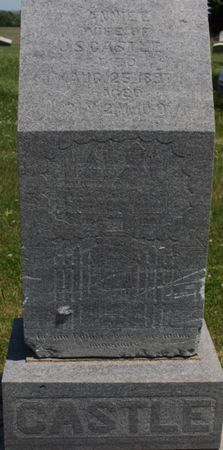 CASTLE, ANNIE E. - Page County, Iowa | ANNIE E. CASTLE 