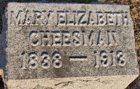 CHEESMAN, MARY ELIZABETH - Page County, Iowa | MARY ELIZABETH CHEESMAN 
