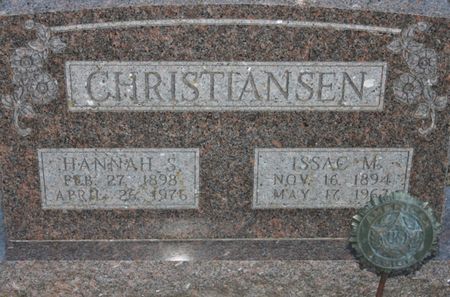 CHRISTIANSEN, HANNAH S. - Page County, Iowa | HANNAH S. CHRISTIANSEN 