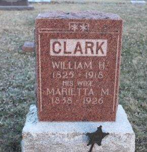 CLARK, WILLIAM H. - Page County, Iowa | WILLIAM H. CLARK 