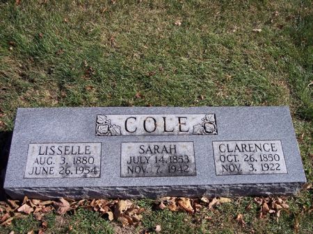 COLE, LISSELLE - Page County, Iowa | LISSELLE COLE 