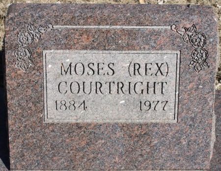 COURTRIGHT, MOSES REX - Page County, Iowa | MOSES REX COURTRIGHT 