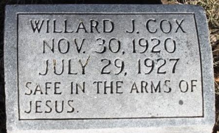 COX, WILLARD J. - Page County, Iowa | WILLARD J. COX 