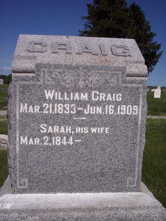 CRAIG, SARAH - Page County, Iowa | SARAH CRAIG 