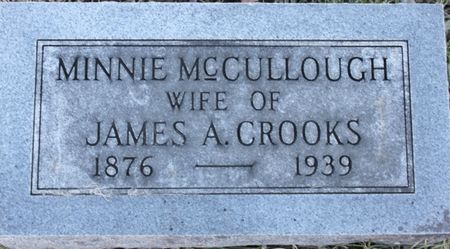 MCCULLOUGH CROOKS, MINNIE - Page County, Iowa | MINNIE MCCULLOUGH CROOKS 