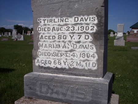 DAVIS, MARIA A. - Page County, Iowa | MARIA A. DAVIS 