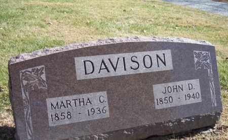DAVISON, MARTHA C. - Page County, Iowa | MARTHA C. DAVISON 